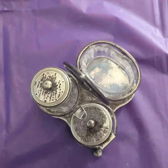 Edwardian Cruet Set - Picture 3 of 9